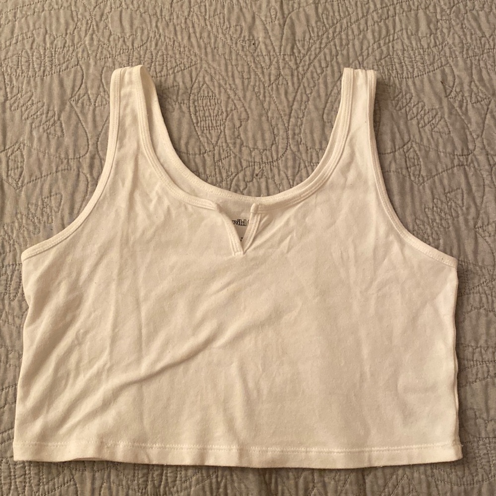 Wild Fable Target Brand Cropped V Tank Size Large. Worn once
